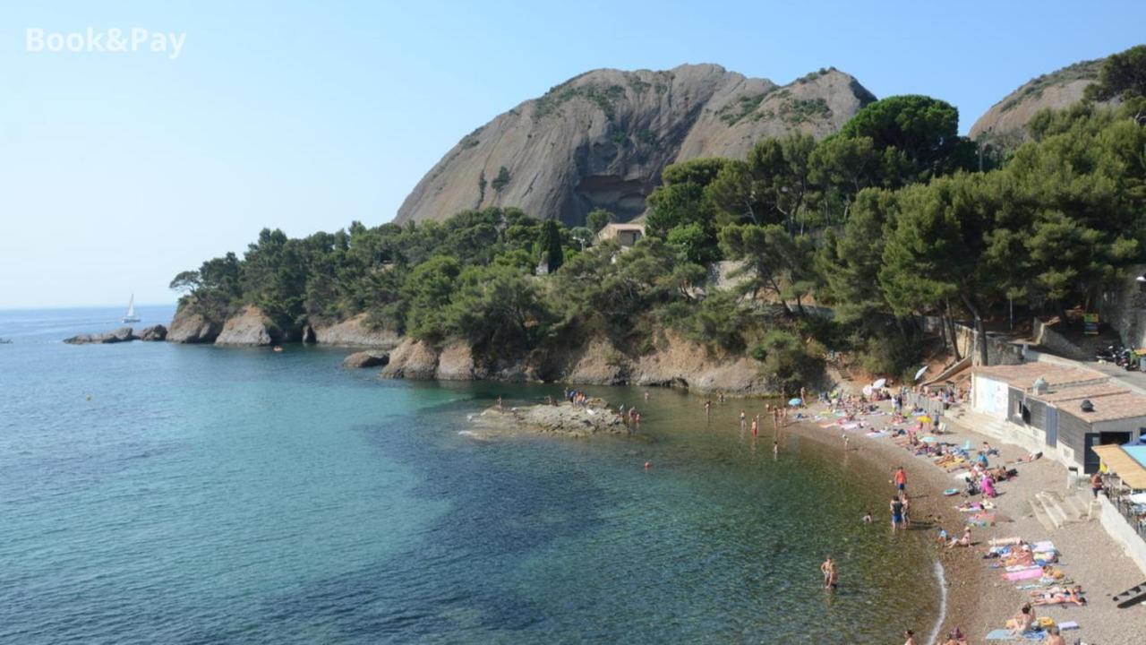 Les Alouettes Studio Avec Terrasse, Garage Et Piscine La Ciotat Luaran gambar